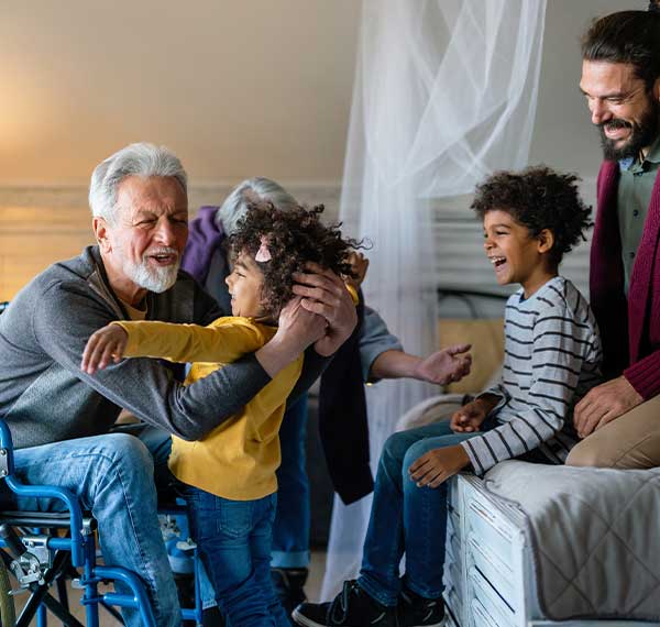 Senior Living Family Visit