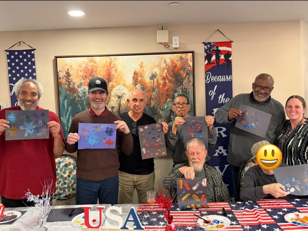 4th of July at Argento assisted living facility